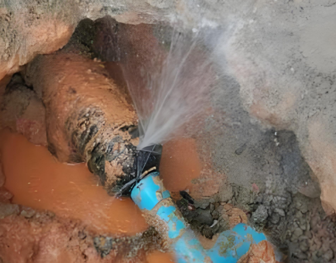 北京楼外地埋管外网漏水维修